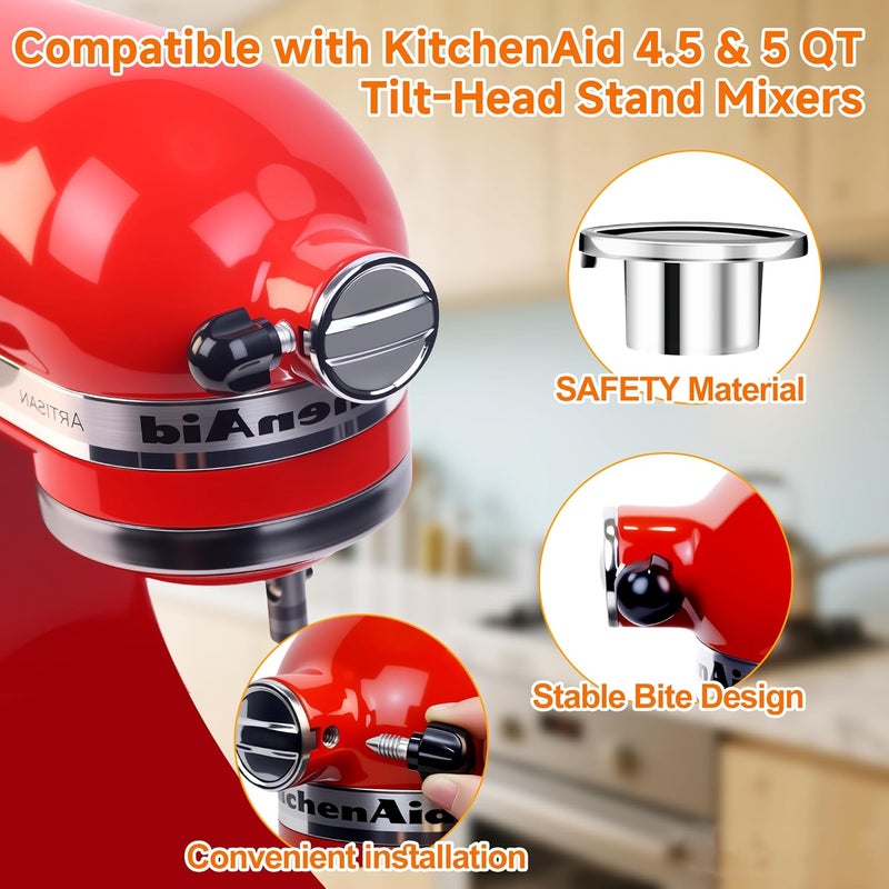 Gstuav ملحقات براغي التثبيت متوافقة مع خلاطات كيتشن إيد 4.5 و 5QT ذات الرأس المائل (برغي معدني) - Image 2